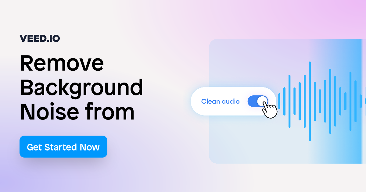 Remove Background Noise from Video Online 