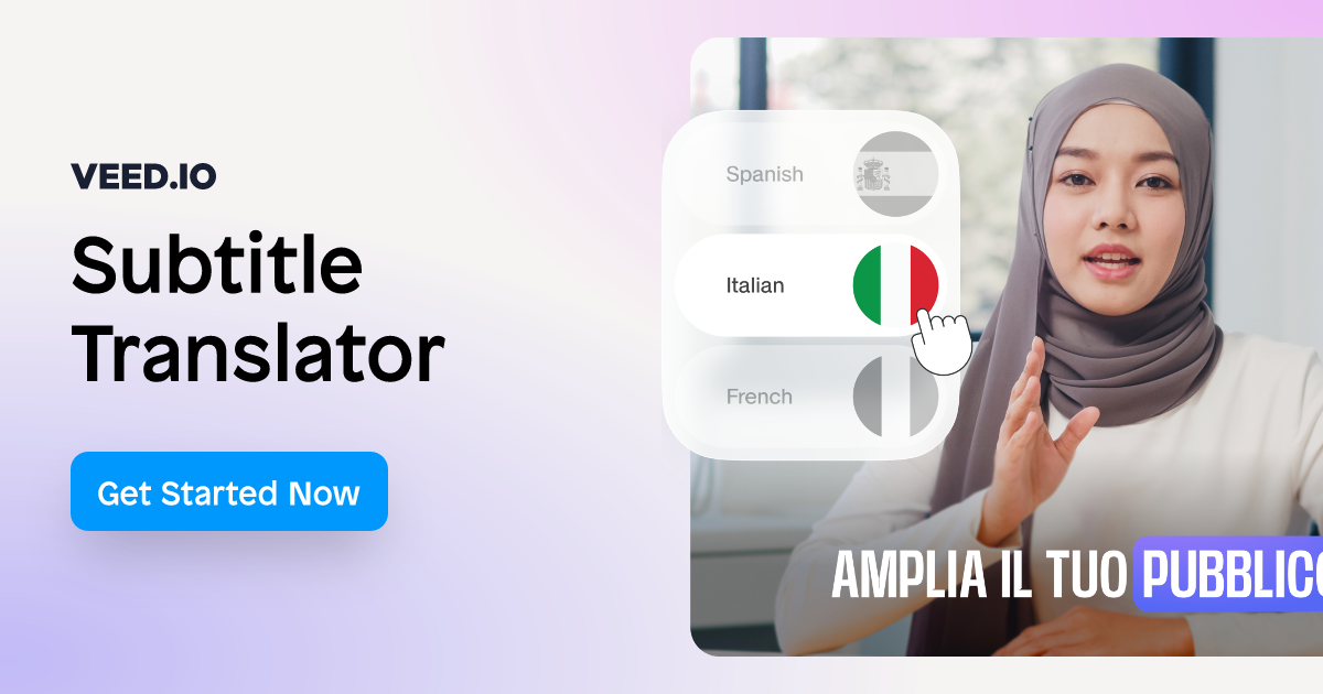 Translate Subtitles - Online Subtitle Translator - VEED.IO