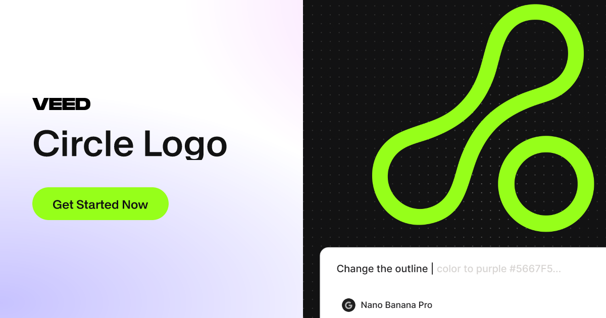 Circle Logo Generator - Design with AI - VEED